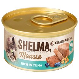 85g Shelma konzerva kocka tunák,boruvky,rakytník