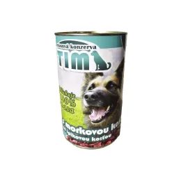 TIM pes 1200g s MORKOVOU KOSTÍ 100% masa