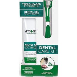 Vet's Best Dental Care Kit - sada na čištění zubů pro psy, 100g