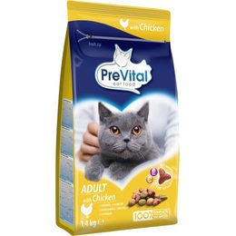 PreVital 1,4 kg ADULT KUŘECÍ granule pro kočku