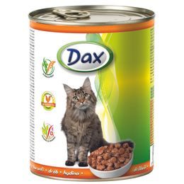 Dax CAT 830g DRÚBEŽÍ konzerva kousky