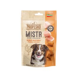 60g Propesko Mistr snack pes kuřecí, sýr polštářky