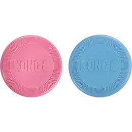 KONG Puppy Flyer - Frisbee pro psy- modrý / růžový 17,7 cm (do 9 kg)