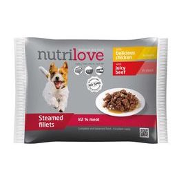 Nutrilove PES 4x85g kapsy hovězí, kuřecí