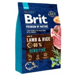 Brit NATURE All 3kg LAMB SENSITIVE prem.
