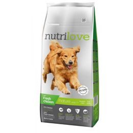 Nutrilove GRANULE pro psy Mature 7+ s čerstvým kuřecím 12kg