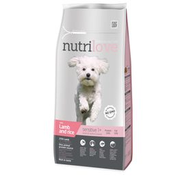 Nutrilove GRANULE adult Sensitive Small & Medium breeds s jehněčím 8kg