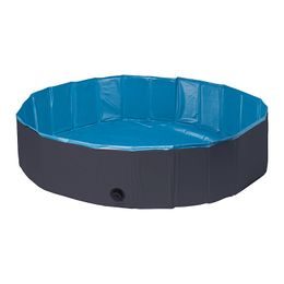 Swimming pool Splash Round Blue &amp; Dark grey - Bazén pro psy - modro-šedý - ? 80 x 20 cm (S)