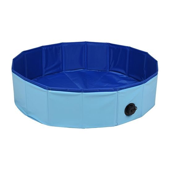 Flamingo Pet Pool Doggy Splatter - Bazén pro psy - modrý - ? 80 x 20 cm (S)