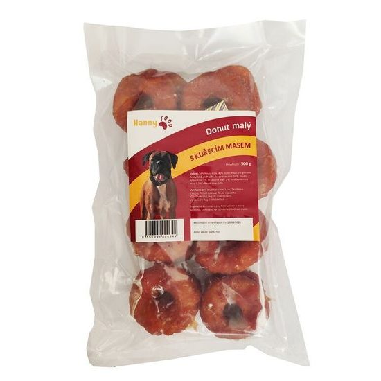Donut s kuřecím masem malý 500g HANNY FOOD