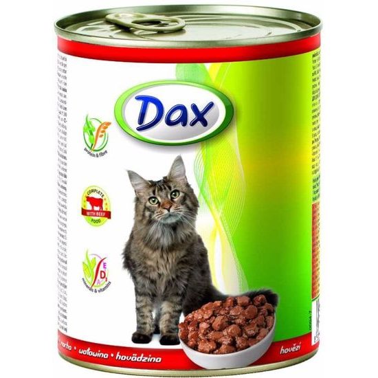 Dax CAT 830g HOVĚZÍ konzerva kousky