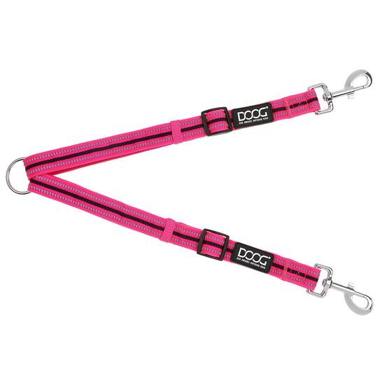 Rozdvojka na vodítko pro psy - DOOG Dual Walker - LADY, 2x 38-60 cm