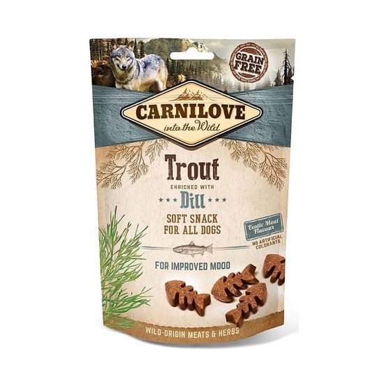 Carnilove Dog Semi Moist Snack Trout &amp; Dill (pstruh a kopr) 200g