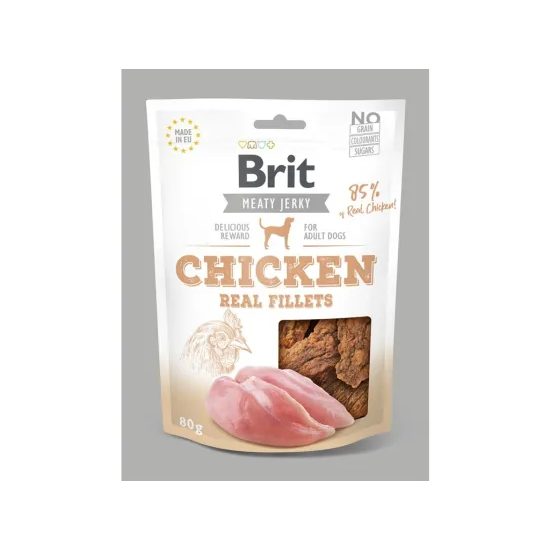 Brit Jerky Chicken Fillets 80g