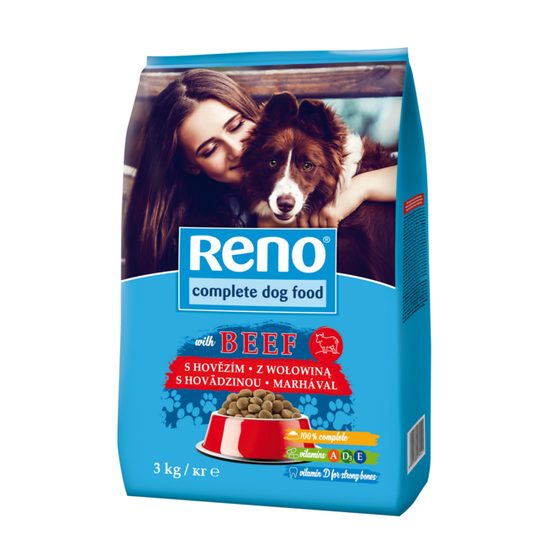 3kg Reno granule pes s hovězím