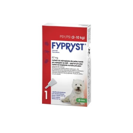 Krka Fypryst spot on pro psy 2 - 10 kg