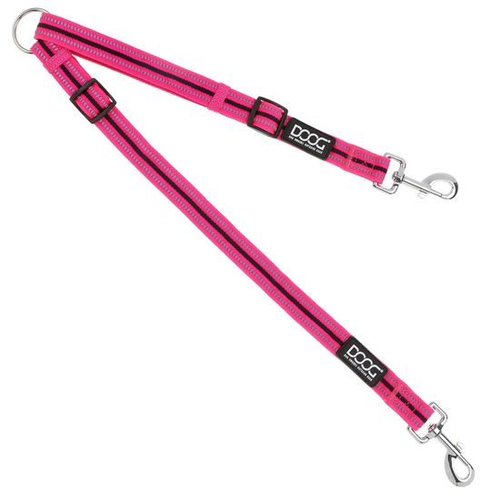 Rozdvojka na vodítko pro psy - DOOG Dual Walker - LADY, 2x 38-60 cm