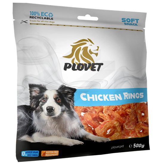 Plovet Kuřecí Kroužky 500g