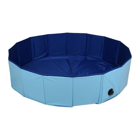 Flamingo Pet Pool Doggy Splatter - Bazén pro psy - modrý - ? 120 x 30 cm (M)