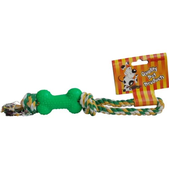 Bavlněné PŘETAHOVADLO s KOSTÍ 30cm