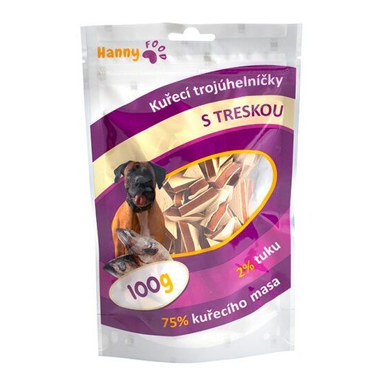 Kuřecí trojúhelníčky s treskou HANNY FOOD