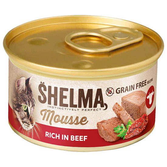 85g Shelma konzerva kocka hovezí,rajce,petržel