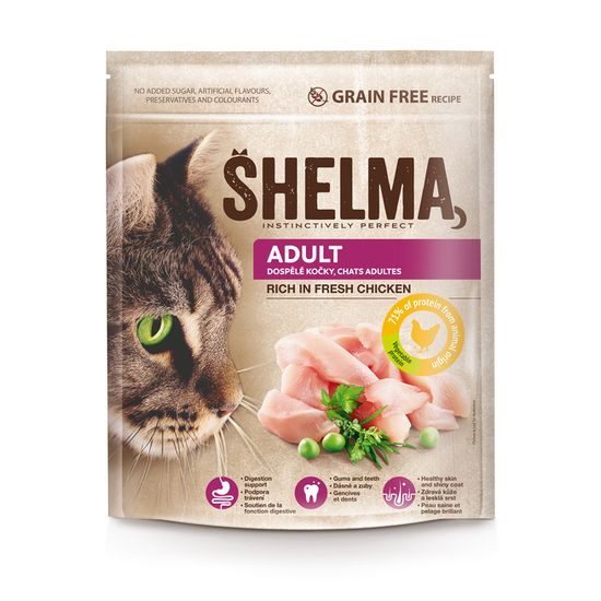 Shelma 750g ADULT KUŘECÍ granule