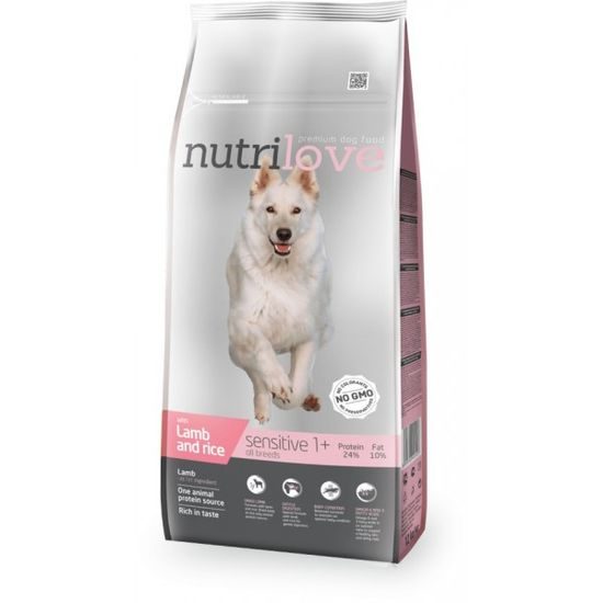 Nutrilove GRANULE pro psy Sensitive All Breeds s jehněčím 3kg