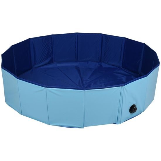 Flamingo Pet Pool Doggy Splatter - Bazén pro psy - modrý - ? 120 x 30 cm (M)