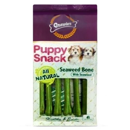 SEAWEED gnawlers 40g/6ks Puppy, s řasou