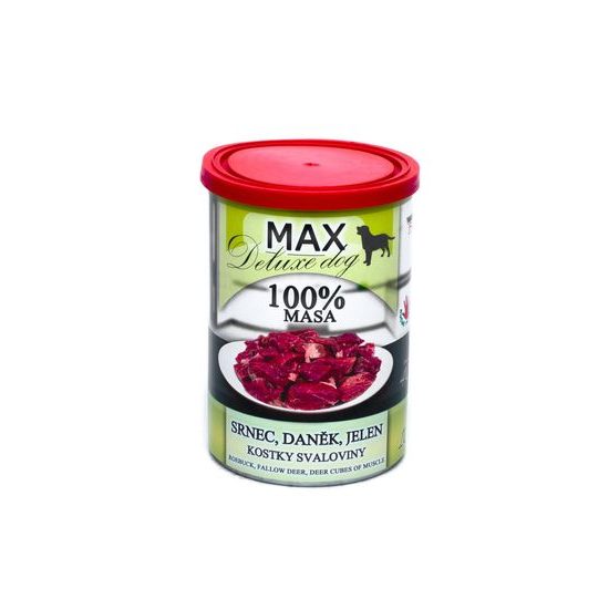 MAX deluxe srnec, daněk, jelen 400g