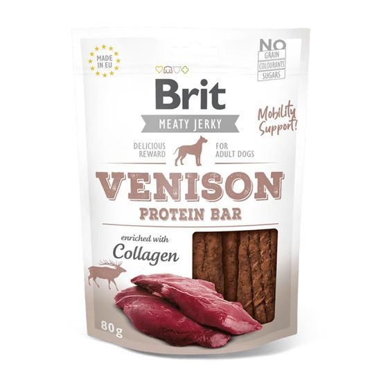 Brit Jerky - Venison Protein Bar 80 g