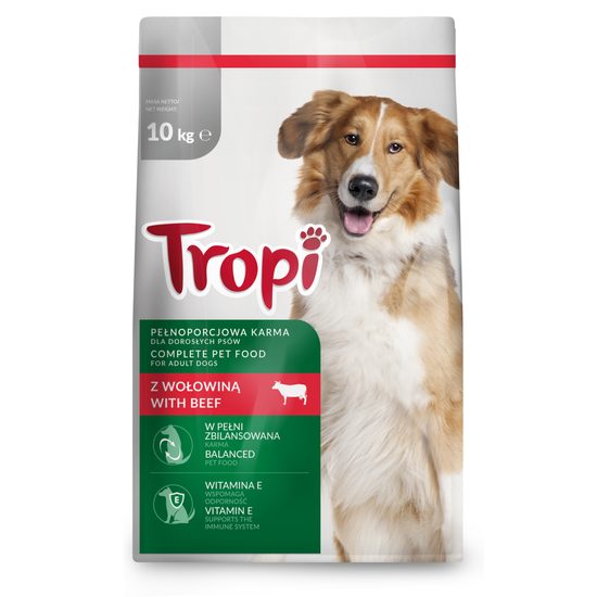 10kg Tropi granule pes Adult hovězí