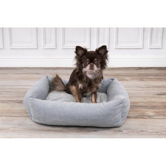 Flamingo Colette - pelíšek pro psy s okrajem - modrá - 50 cm