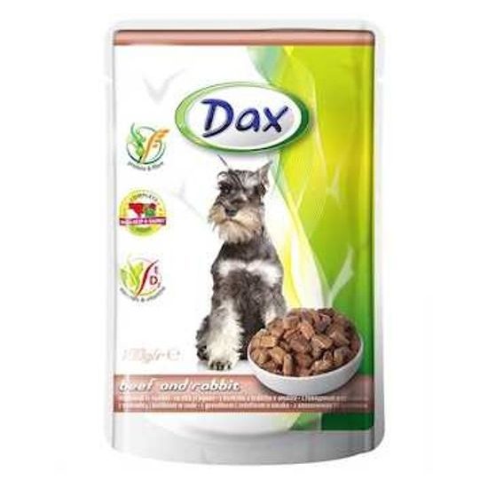 Dax PES kapsa 100g HOVĚZÍ, KRÁLÍK