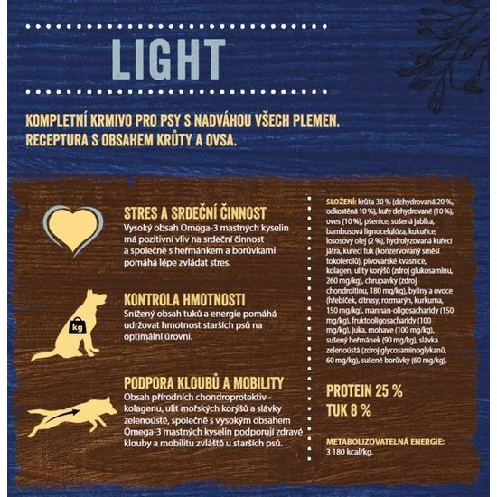 Brit NATURE M 3kg LIGHT krůta premium