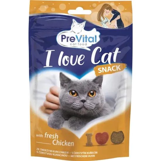 PreVital I LOVE CAT chick 60g snack CAT