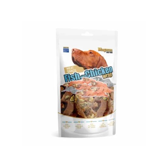 MeatSnack 80g FISH/CHICKEN WRAP Magnum