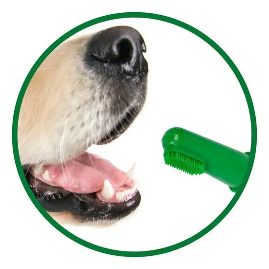 Vet's Best Finger Toothbrush - zubní kartáček na prst pro psy - silikon