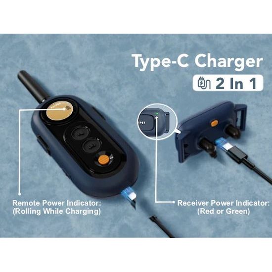 Patpet 357 Výcvikový obojek - dosah 600m