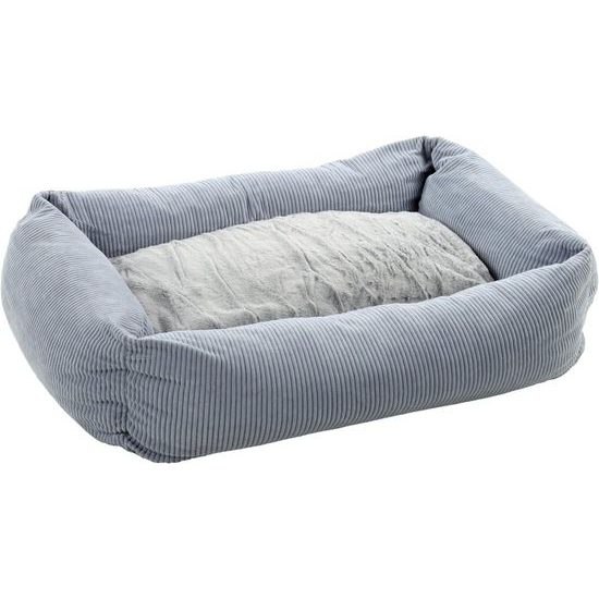 Flamingo Colette - pelíšek pro psy s okrajem - modrá - 65 cm