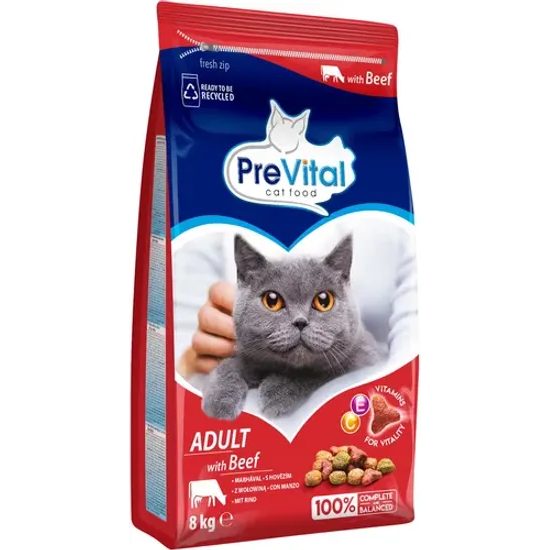 PreVital 8kg ADULT HOVĚZÍ granule