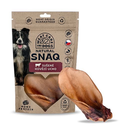 Dog Snaq - Sušené hovězí ucho - 1 ks