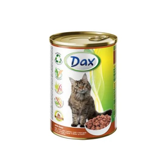 Dax CAT 415g JÁTRA konzerva kousky