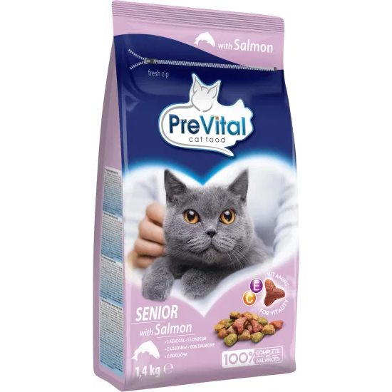 PreVital 1,4 kg SENIOR LOSOS granule pro kočku
