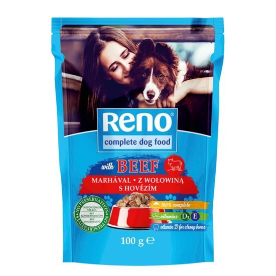 RENO PES 100g kapsa hovězí