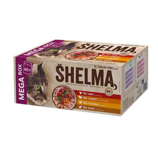 40x85g Shelma NMkapsa kočka