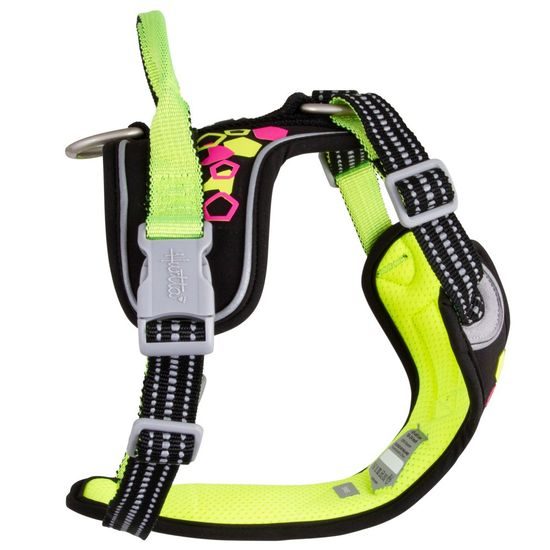Hurtta Weekend Warrior NEON - postroj pro psy 80-100 cm