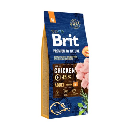 Brit Premium by Nature Adult M 15 kg