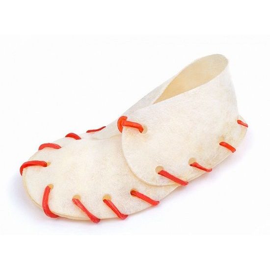 Bota BÍLÁ 13 cm buvolí kůže